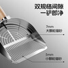 POPOCOLA cat litter shovel stainless steel cat poop shovel large cat litter special mineral sand tofu sand fine hole poop shovel artifact