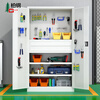 Baigang heavy-duty tool cabinet multi-functional storage cabinet auto repair tool accessories storage cabinet workshop storage cabinet with mesh plate BG-GJ-1159
