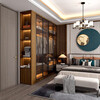 Gold Medal Kitchen Cabinet Gold Medal Wardrobe Home Decoration Whole House Customized Wardrobe Furniture Overall Walk-in Cloakroom Bedroom Home Customization Prepayment 20