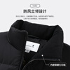 Dances with Wolves High Filled Down Jacket Stand Collar Men's 2025 Winter New Temperature Locking Graphene Warm Men's Jacket 7067 Black 001 XL (180) Down Filling Capacity 300G