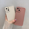 Apple 16 mobile phone case 15 solid color iPhone 14 pro silicone soft shell 13 Promax lens all-inclusive XR anti-fall 12/11 protective case Matcha green iPhone 16 promax