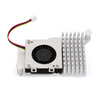Chuanglebo Raspberry Pi 5th generation Pi5 radiator official original active heat sink Active Cooler with fan Pi 5 aluminum alloy cooling shell (B type radiator)