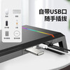 ICE COOREL Computer Monitor Height Table T1 Laptop Storage Table USB 3.0 Docking Station Cooling Game Tablet Phone Stand Foldable RGB Lighting Game Base