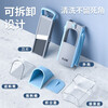 Jin Xiaochu vegetable cutting artifact multi-functional household lemon slice grating grater kitchen radish diced potato shredder vegetable cutting machine Tianqing blue home use free apron