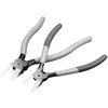 Fukuoka Tools electronic water mouth pliers scissor model plastic industrial grade oblique nose pliers sharp oblique nose pliers 5 inches