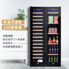 Vinocave double-door red wine cabinet, constant temperature wine cabinet, moisturizing, large capacity, side-by-side door, embedded, home living room, dual temperature, dual control, multifunctional ice bar, ultra-thin model, customizable, multifunctional wine cabinet, dual temperature, dual control 356L