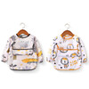 Beedoll beedoll children's smock bib waterproof anti-dirty baby protective clothing rice pocket baby painting apron jungle + lion