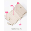 Frocat QUEEN CARD girl group gidle peripheral fans support Song Yuqi wallet card holder two-in-one thin style off-white W Song Yuqi rains with you