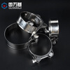 Guwanji 304 stainless steel strong hoop European style hose hoop thickened pipe clamp holding hoop fixed ring buckle water pipe hoop pipe clamp 20mm-22mm 1 piece 304 strong hose hoop
