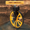 Deli electronic distance measuring wheel digital display hand push wheel ruler roller distance measuring instrument engineering high-precision mechanical ground measuring 300mm mechanical wheel distance meter with brake