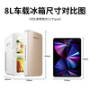 Frestec car refrigerator 8L small refrigerator mini breast milk refrigerator small dormitory rental outdoor semiconductor cooling and heating box