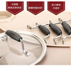 Enshousu double-hole pot lid handle, tripod lid handle, large pot lid handle, lid handle, pot lid, top cap, pot lid accessories 9.5cm three horizontal pot lid handle - center hole distance
