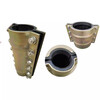 Galvanized Huff Festival emergency repair connection on construction site PE PVC pipe leak patcher holding hoop 90 long ultra-short water pipe leak plugging splint DN100*90 (card outer diameter 114)