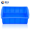 Guxiang plastic box rectangular small square box material box component box screw storage box tool box parts box thickened X3# blue 255*170*75mm