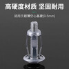 LSNUO petal expansion screw nut rivet screw expansion bolt rubber plug hollow iron lantern bolt 4*20 petal type expansion screw-5 pcs