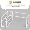 Zhenyan selected computer desk corner desk L-shaped cream style bookshelf integrated table home bedroom student study table simple table left corner-cream white 120*80CM