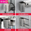 MZXM Japan imported quality wall-mounted drain chopstick holder spoon barrel chopstick cage tableware storage box kitchen hanging rack matching black double ears can be hung flat plate