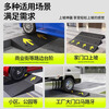 Baige step slope mat, threshold curb, curb slope triangular step mat, car climbing uphill mat, model 100*40*18, rubber and plastic model, all black, CW653488