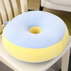 Packers tatami Japanese futon cushion household floor chair cushion lazy bedroom floor round cushion bay window cushion Macaron blue and yellow 40CM