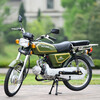 National 4 EFI 48 old model Jialingpeng JL70 straight beam four-stroke lightweight fuel-saving fuel-assisted motorcycle for the elderly green mesh wheel does not include invoice and cannot be licensed