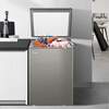 Haier 100L single temperature small freezer household JD self-operated small refrigerator small freezer large capacity - 30 degrees deep cooling quick freezing fresh-keeping home appliance BC/BD-100GHCD