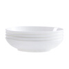 Pinjude 4 bone china pure white small dishes, sauce, vinegar, porcelain dishes, small plates, snack dishes, hotel household ceramic dishes, pure white bone china dipping dishes, 4 inches, 4 pieces