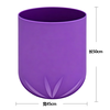 Lide medium garbage bags 150 pieces for household use affordable 5 rolls 45*50cm garbage classification purple