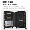New large-capacity suitcase suitcase aluminum frame boarding code box that can be boarded on the plane brown classic checkerboard slider code box 26 inches family multi-person travel