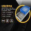 Turnover box filter strip storage box separated parts box plastic box hardware tool accessories storage box partition removable thickened outer (500x117x90) gray