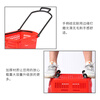 XINGYUN Supermarket Shopping Basket 45L Multifunctional Turnover Basket Portable Trolley Wheeled Vegetable Basket Red Can Be Customized