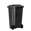 Supercloud 120L outdoor large trash can large with lid and pedal commercial outdoor sanitation hotel kitchen waste classification thickened large capacity plastic outdoor property black gray