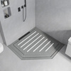 Fantasy Island Bathroom Anti-slip Stone Pedal Bathroom Sunken Shower Room Slate Shower Board Bathroom Footing Tile Floor Customized Shower Board 2-piece Set No Stone Base Square Number 1.0