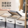 Nature House Storage Box Wardrobe Storage Box Home Organizing Clothes Storage Basket Layered Artifact Toy Storage Large Capacity Extra Large Dark Gray Selected Cotton and Linen Upgraded and Thickened Extra Large 50*35*31cm Storage Down Jacket
