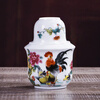 Zhiyao Jingdezhen ceramic wine jug, wine warmer set, rice wine, sake and white wine cup, household wine set, two and a half pounds, family portrait, two and a half pounds
