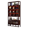 Reji Bogu rack Chinese tea set storage rack living room floor-standing Duobao Pavilion non-solid wood antique ornaments display rack bookshelf combination back clause 2 + zodiac grid style no specifications