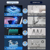 Oaks (AUX) electric hot water faucet water heater heating faucet fast hot water frequency conversion constant temperature kitchen water inlet frequency conversion constant temperature electroplated silver + leakage protection plug + universal nozzle