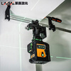 Laser laser level LSG6666SL green light flash 12-wire 8-wire wall-mounted infrared construction site leveler 12-wire single lithium-base version strong green light LSG6666 flash