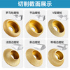 Stone edge grinding wheel French edge marble granite grinding fillet slotted ceramic tile edge grinding wheel angle grinder grinding disc Roman column thickness 10mm