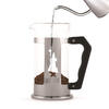 Bialetti French press pot, stainless steel glass, 8-cup capacity, manual brewing, home office coffee pot