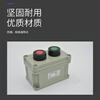 Explosion-proof button box switch control box start stop self-reset empty box remote control rain cover red emergency stop 1H one button red