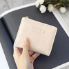 Bags for women 2022 wallet women's short student Korean version cute fresh folding simple literary forest buckle women's bag painted green