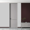 High-end bedroom door, indoor set door, carbon fiber technology wooden door, environmentally friendly paint-free door, solid wood composite door, light luxury and simple room door, molded model PUR edge sealing, high-end set door (upgraded fragrant fir full filling + upgraded magnetic lock)