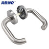 Hasdick Beijing Warehouse Distribution Stainless Steel Round Tube Fireproof Door Handle Fire Escape Door Lock HKLY-128