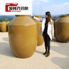 Wine jar ceramic wine jar to store wine large empty wine jar ceramic thickened with lid sealed cellar old-fashioned wine jar to store wine soaking wine earthenware 50/100/500 water capacity 60 catties with lid. (Damage reissue)