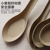 Fu Guan Disposable Bowl Tableware Set Biodegradable Bowl Lunch Box Cutlery Cup Spoon Independent Rice Husk Thickened Lunch Box Rice Husk Original Color Spoon 50 Pairs Bulk