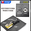 D-type RS-232 socket 9-pin industrial serial port docking base DB9 female to female base male to male module front and rear lockable DB9 female to female silver