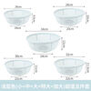 Fanxiang plastic drain basket steamed bun basket household ultra-fine and ultra-thick kitchen household rice washing sieve fruit washing vegetable draining basket light blue large size three
