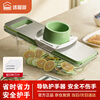 Shuwushuo multifunctional potato grater, vegetable cutting tool, shredding tool, grater, free six blades + hand guard