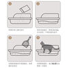 Wang Yejun anti-splash cat litter box semi-closed top-in cat toilet cat litter box cat litter scoop cat litter box large with cartoon cat litter mat
