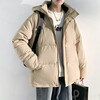 TonLion 2025 Men's Hooded Jacket Down Jacket Korean Style Youth Bread Jacket
